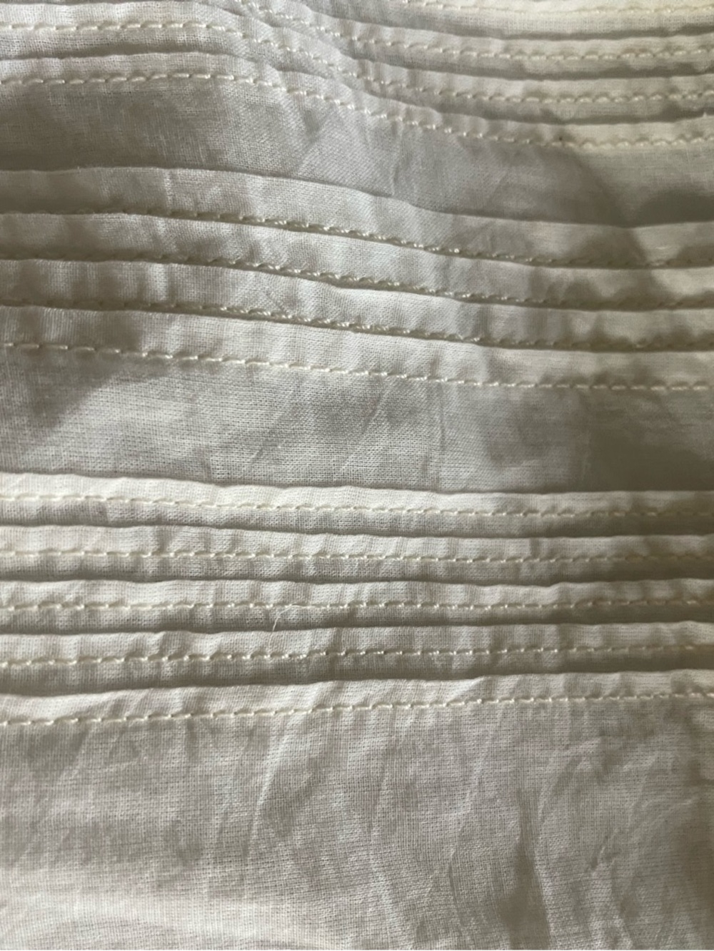 Free People We the Free Billowy cotton Tunic Top Creamy White Large - Picture 6 of 12